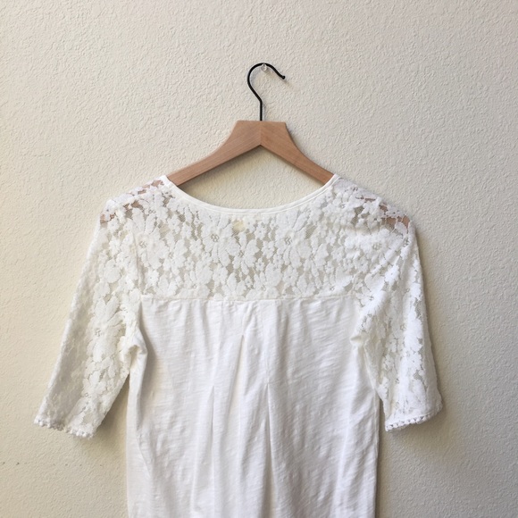Anthropologie lace sleeve top - Picture 3 of 4